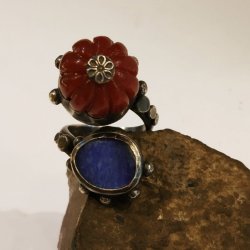 RUBY VE KYANİT TAŞI YÜZÜK(SATILDI)