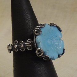 Opal Düğme Yüzük