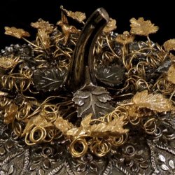 Osmanlı Gümüş Mücevher Kutusu