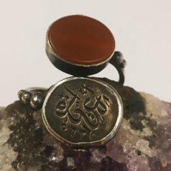 AKİK TAŞLI MÜHÜR YÜZÜK(satıldı)