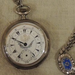 Osmanlı Kadranlı Gümüş Saat