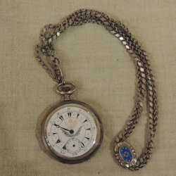 Osmanlı Kadranlı Gümüş Saat